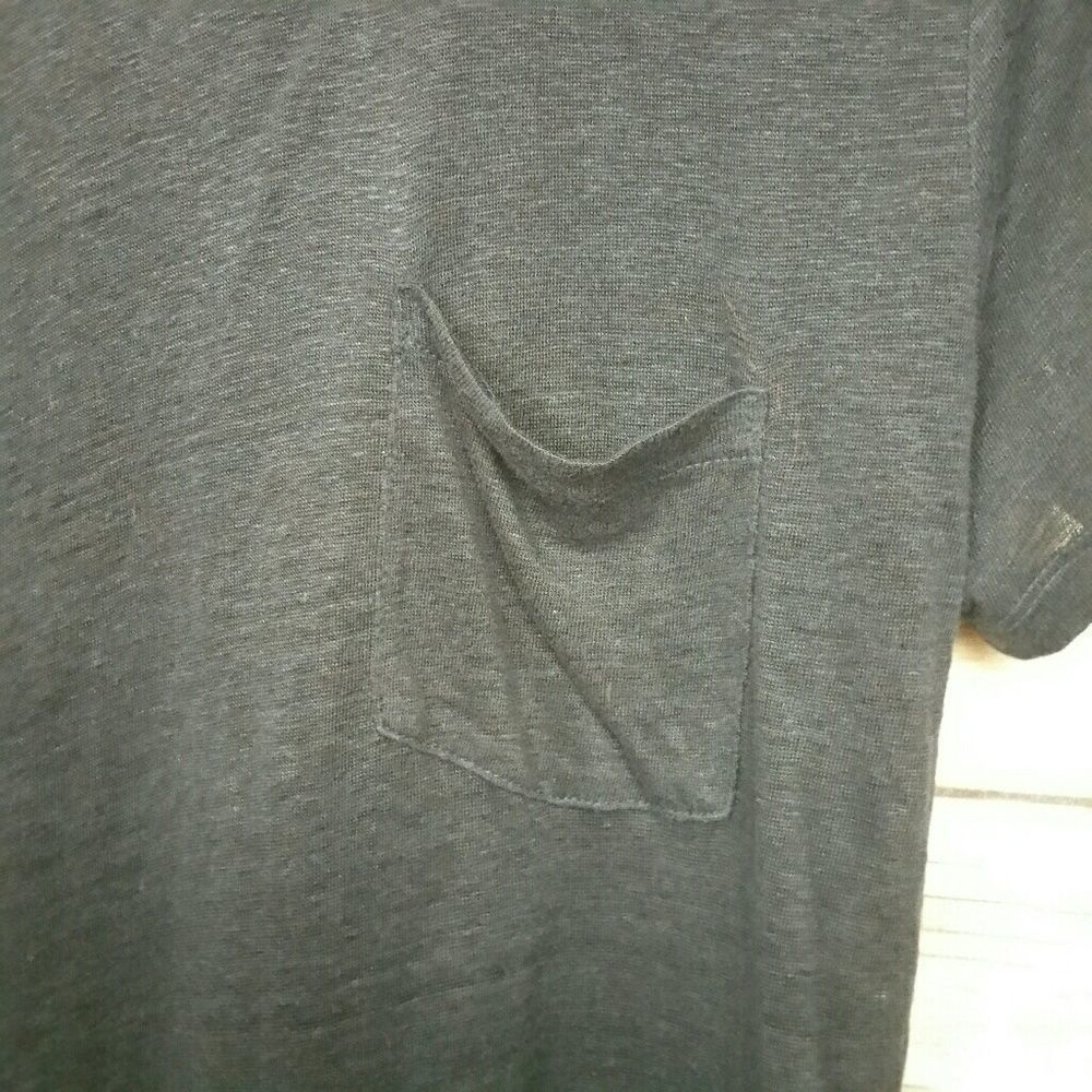 J. Crew Silver Necked Top Size Medium - Picture 3 of 8